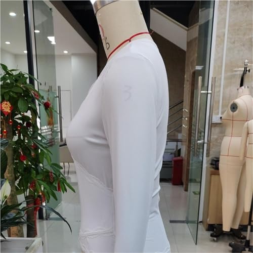 Haut cache-cœur femme coupe ajustée pour sculpter la silhouette - 3