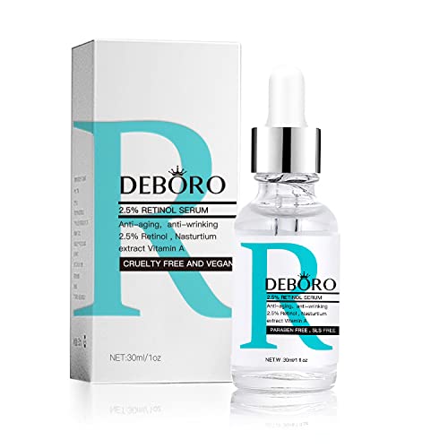 Retinol Facial Suero Anti Envejecimiento Suero Reduce Seco Líneas Y Multa Líneas Retinol Suero por Cara Posee Puro Retinol para Eficaz Tratamiento de Oscuro Lugares Y Acné Cicatrices Se Desvanece Arru