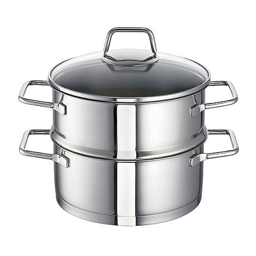 Schulte-Ufer Wega Alles- Dämpfer, Edelstahl, Silber, 20cm