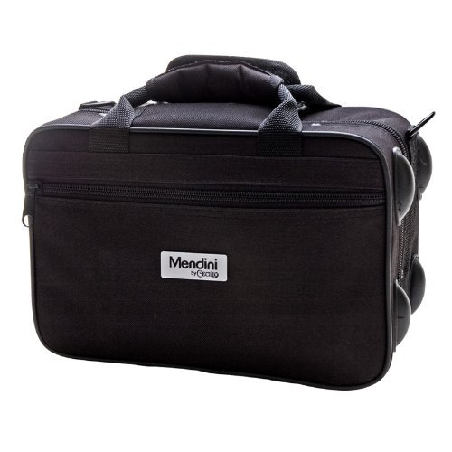 Mendini Mpt Brass Bb Pocket Trumpet + Tuner, Case, Mouthpiece, & More (Gold) #TOP6