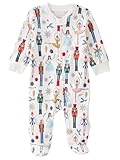 little planet by carter's Neutral Sleep and Play made with Organic Cotton, Nutcracker, 3M