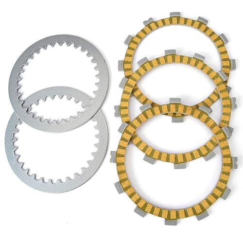 Clutch Friction Plate Disc Compatible with Automotive Motorcycle Parts PV50 RM50 RMX50 ZR50 ZR50S GS50 GT50 TS50 TS50X TV50 ZR50 SMX50 for Part Number 21441-28300 21441-46000