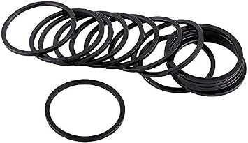 10pcs 2mm Durable Aluminium Alloy Bike Bottom Bracket Flywheel Washer Spacer Black
