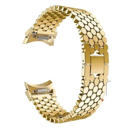 [X] 22mm XeXX`[Xgbv Fit For Samsung Galaxy 6 5 4 44mm 40mm NVbN 43mm 47mm 42 46mm oh eBL[g 5Pro 45mm t[NuXbgɓK(Gol