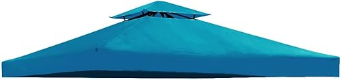 Miniatura 6 de Toldo de Repuesto para Gazebo - Techo de Repuesto para Parrilla - Gazebos en Liquidación Refugio Exterior Superior Cubierta de Toldo de Doble Nivel,