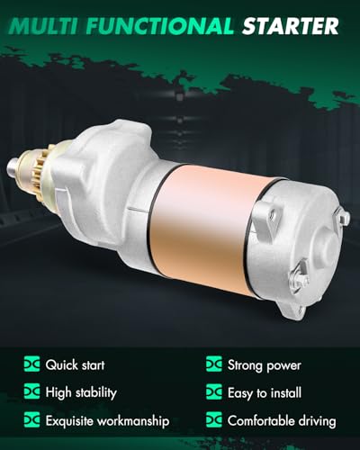 Image of SCITOO Starters New Compatible for Polaris 300 2X2 / 2X4 1995-1994 283cc 400L 2X4 / 4X4 1995-1994 378cc Scfor for Ram bler 400 1996-1995 378cc 400 2x4 / 4x4 1997-2002 378cc 18331N