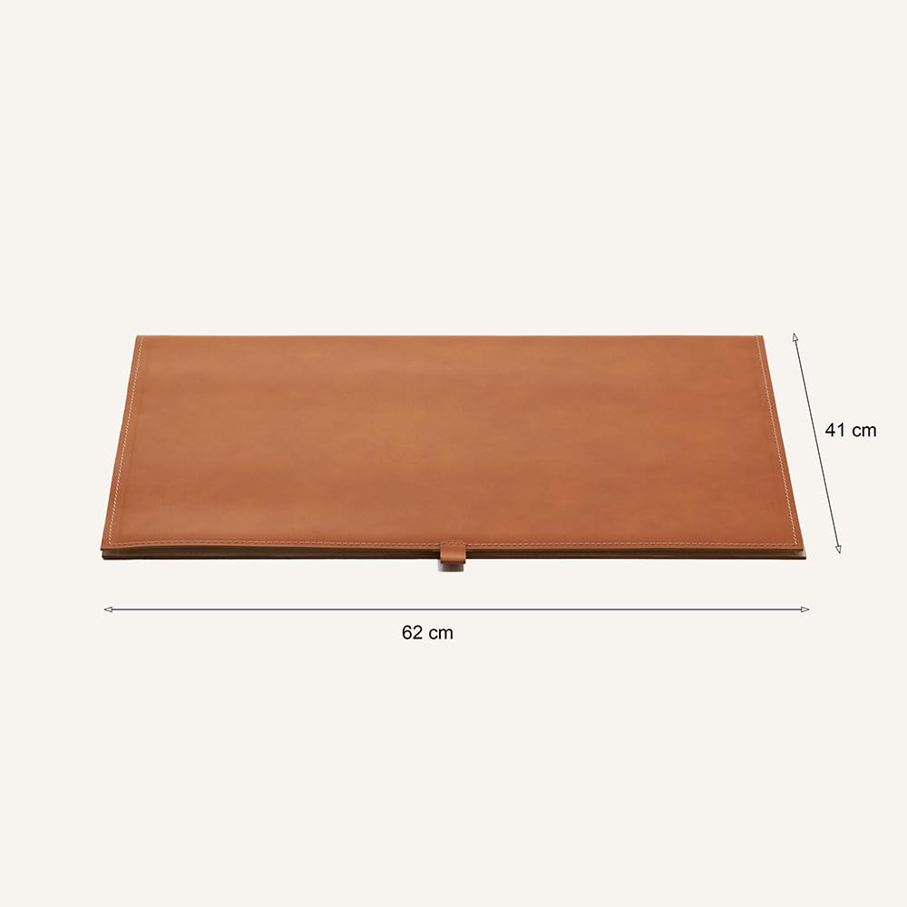 LIMAC Design ARISTOTELE: Sottomano da scrivania in cuoio, sottomano apribile da ufficio, segreto per documenti, con antiscivolo, Prodotto da Limac Design®. (Bordeaux)