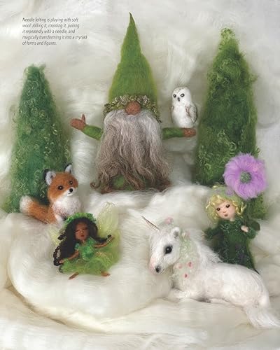 Complete Starter Guide to Needle Felting: Enchanted Forest: Fairies, Gnomes, Unicorns, and Other Woodland Friends (Landauer) Beginner-Friendly Instructions for Making Felt Animals and More