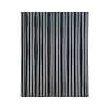 CeilingConnex Steel Corrugated Metal Wainscoting (Black) - Metal Sheets, Metal Wall Panels - Dakota Tin