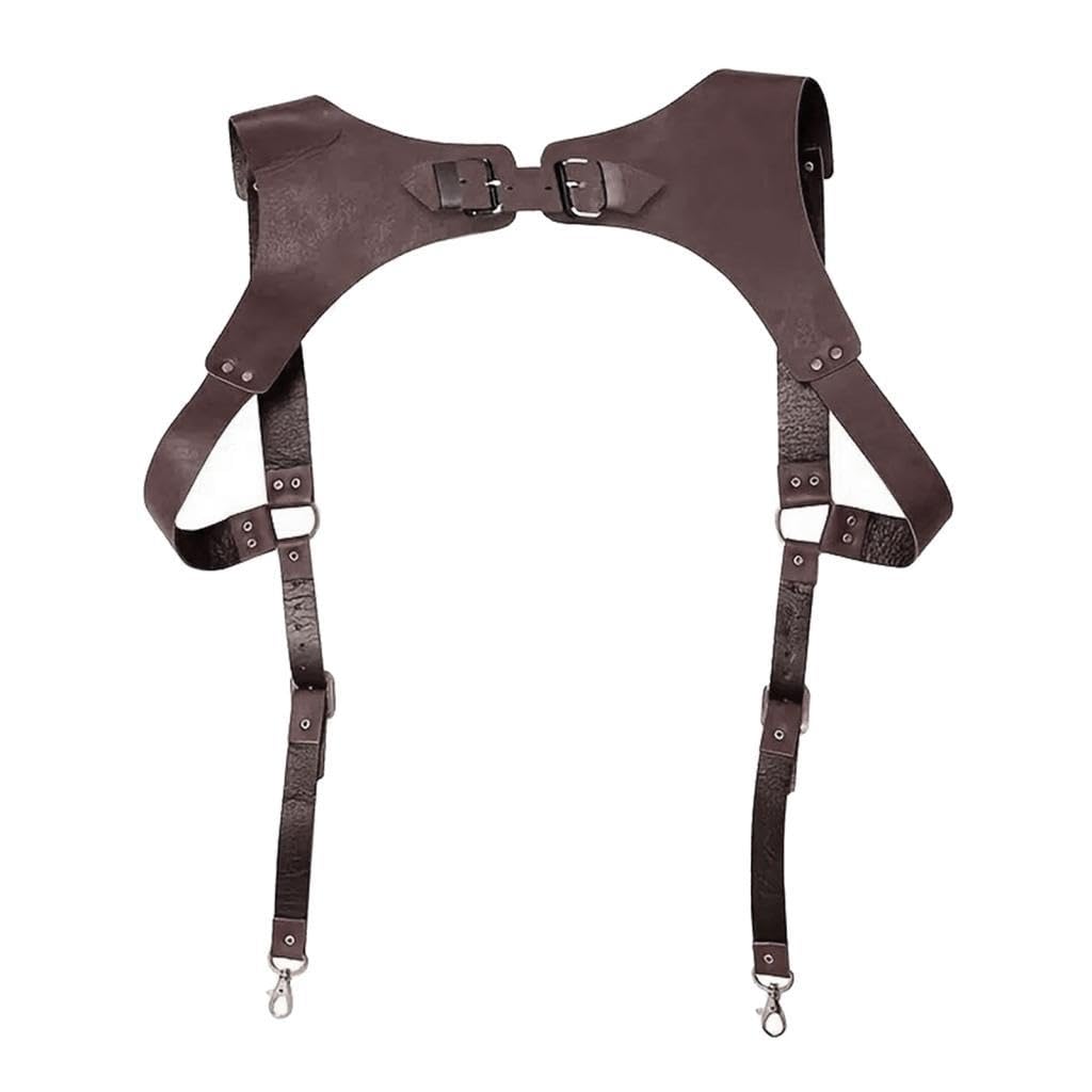 Mens Body Strap Belt Decoration Body Harness for Dating Holiday Brown-image-41