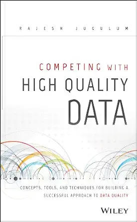 Competing with High Quality Data: Concepts, Tools, and Techniques for Building a Successful Approach to Data Quality-Wow! eBook