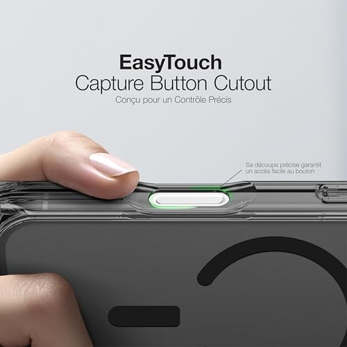 Coque iPhone 17 Pro Max transparente noire idéale pour le quotidien
