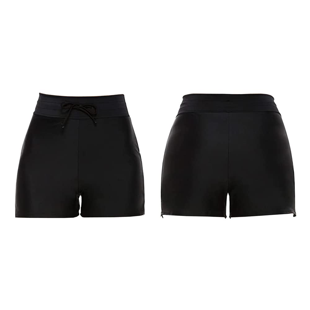 Damskie letnie spodnie bikini szorty kąpielowe z wysokim stanem szorty tankini krótkie spodenki kąpielowe