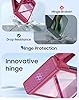 oupeigar for Motorola Razr Ultra 2025 Magnetic Case [Hinge Protection] [Fit for Magsafe] [Screen Protector] Translucent Frosted Shockproof Cover for Razr Ultra 2025 -Rose Red
