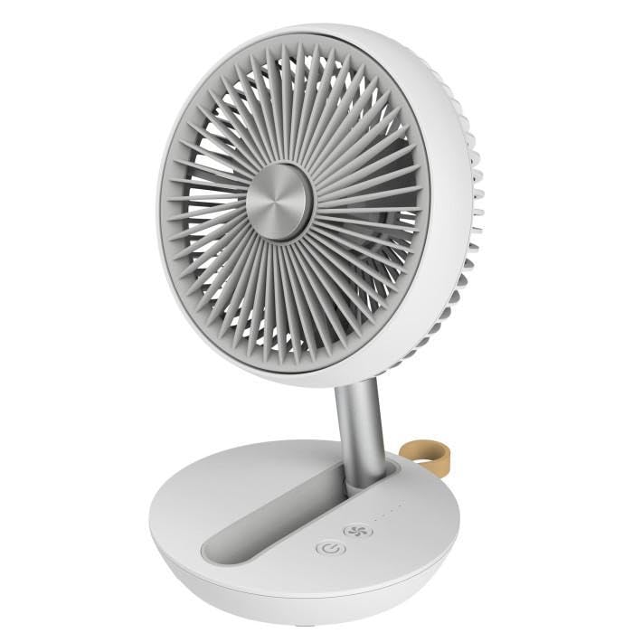 CFG AIR STUDIO Ventilatore Da Tavolo Ricaricabile DC Potenza 5W 4 velocità richiudibile e trasportabile durata 4 ore alla massima velocità