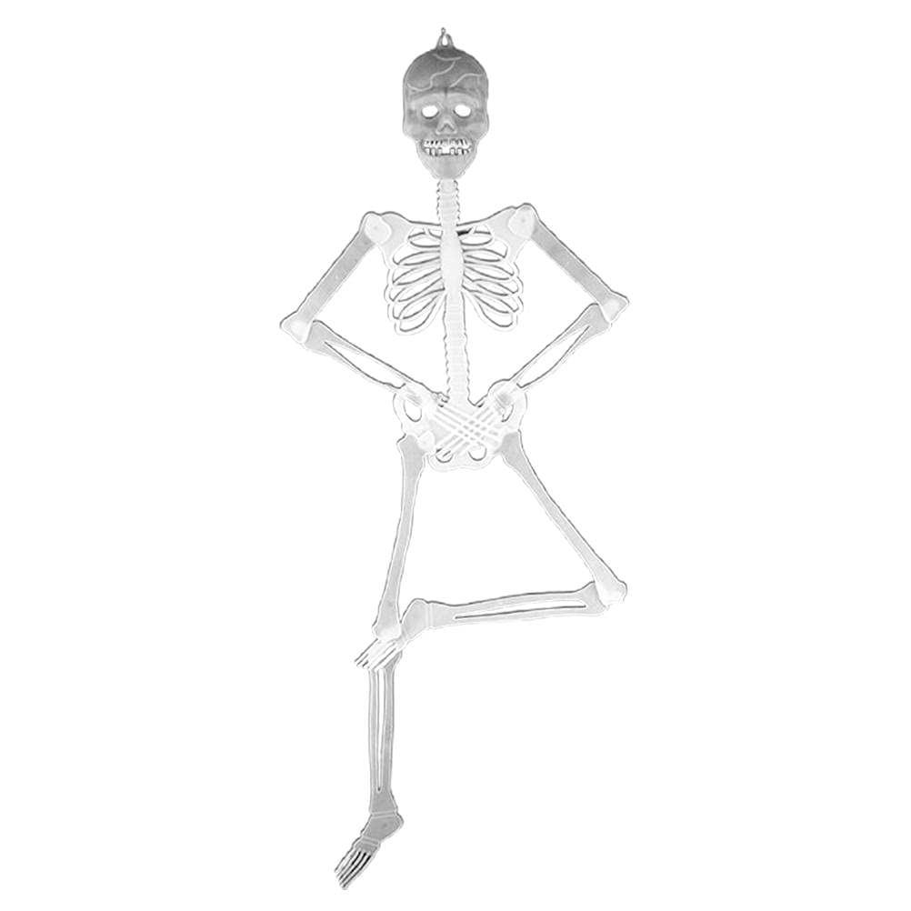 Esqueleto de Halloween, Cuerpo de Esqueleto de Halloween Que Brilla en la Oscuridad Cuerpo de Esqueleto de Halloween Aterrador para la Mejor decoración de Halloween Little Surprise