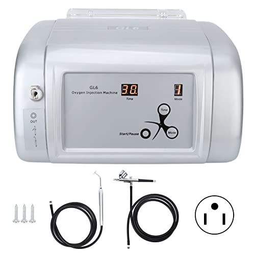 Máquina Facial de Oxigênio, Reabastecimento de Nutrientes Melhora o Cabelo Seco 110-230V Hydrafacial