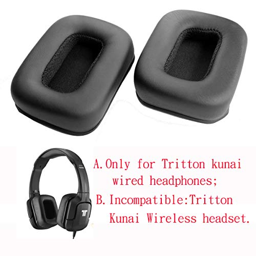 Headset Repair Parts ear pad for Mad Catz Tritton kunai Stereo Gaming PS4 Headset headphones earmuffs Ear Pad