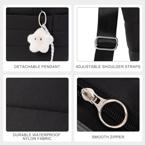 Bolso Tote Acolchado Ligero para Mujer miniatura 7