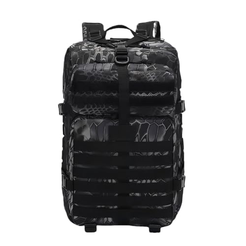 [ChopEase] 50L �ϋv�̂���i�C�������h�� �t�B�b�V���O�E�n���e�B���O �o�b�N�p�b�N �A�E�g�h�A �~���^���[ �����b�N�T�b�N �^�N�e�B�J�� �X�|�[�c �L�����v �n�C�L���O�o�R�p���@�\�o�b�N�p�b�N3P�o�b�O (�X�l�[�N�u���b�N)