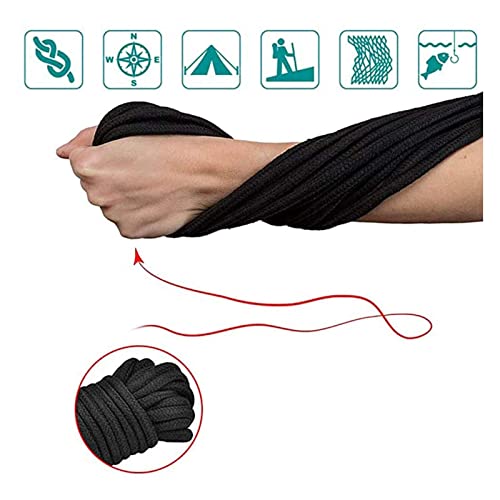 Corda de escalada estática de 20 mm cordão de segurança de alta resistência 20 m 39 m 79 m 120 m 160