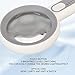 Handheld LED Magnifying Glass, 6X 12X Magnifying Glass with 16pcs LED, Magnifying Glass LED Illuminated Magnifier for Jewellery Identification Collections