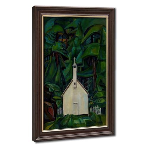 Art poster Emily Carr First Nations Church déco murale toile suspendue 61x91 cm