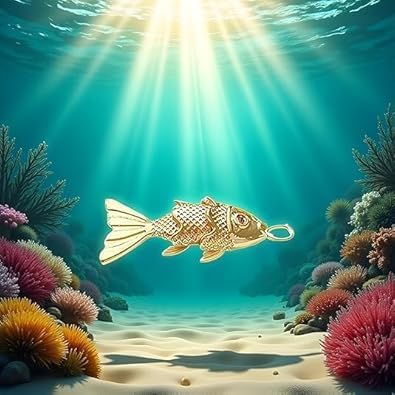 Gold Plated Fish Charm Pendant for DIY Jewelry Making, Ocean Animal Design, Pave Crystal Necklace Bracelet Earring Accessory - Image 5
