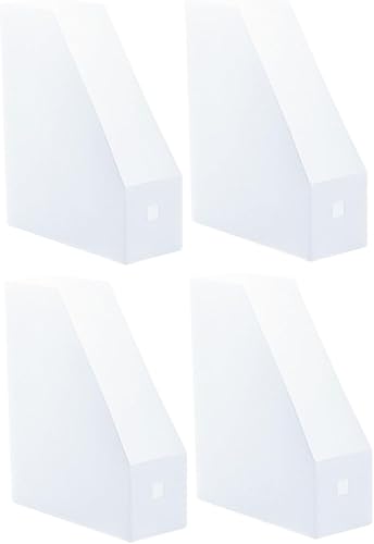 NOLITOY Estante de almacenamiento de archivos de acrílico, organizador de archivos, soporte de archivo, soporte de escritorio, soporte para