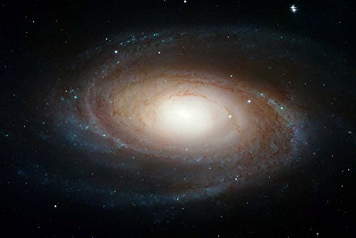 Affiche toile Galaxy en spirale M81 tableau espace astronomie cadre