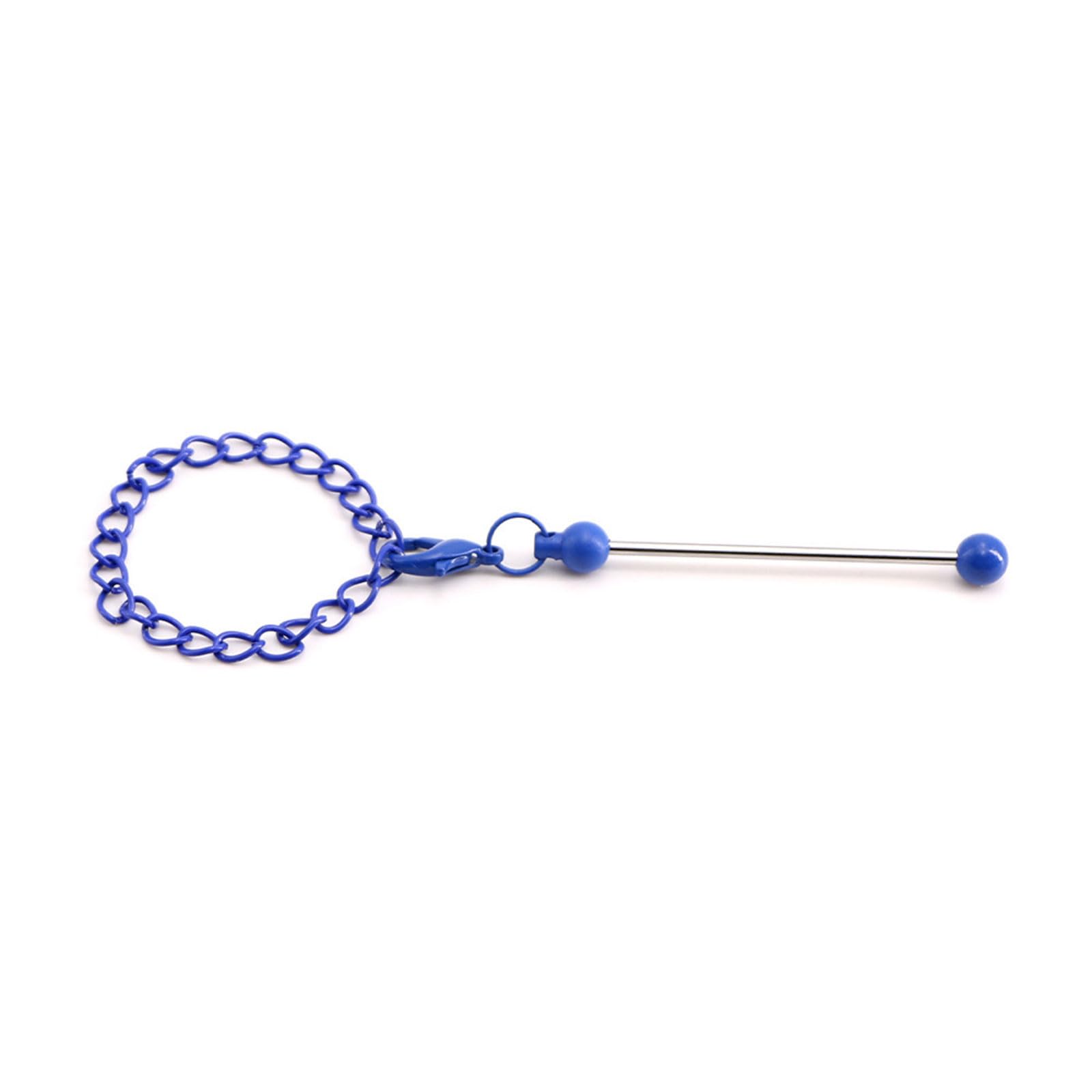 HZBB Creative Beaded Drinkware Chains Colorful Cup Handle Pendant Stylish Metal Beverage Cups Charm Accessory for Tumblers Elegant Bead Charm