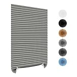 Stick On Blinds for Windows - No Drill, Instant Temporary Blinds with Light Filtering Shade, Privacy Protection for Bedroom, Kitchen, Bathroom - Easy Fit with 2 Clips