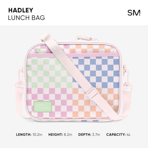 Image of Simple Modern Hadley Lunch Box with Shoulder Strap | Kids & Adults | Insulated Bag with Pockets for Women, Men, Girls, Boys