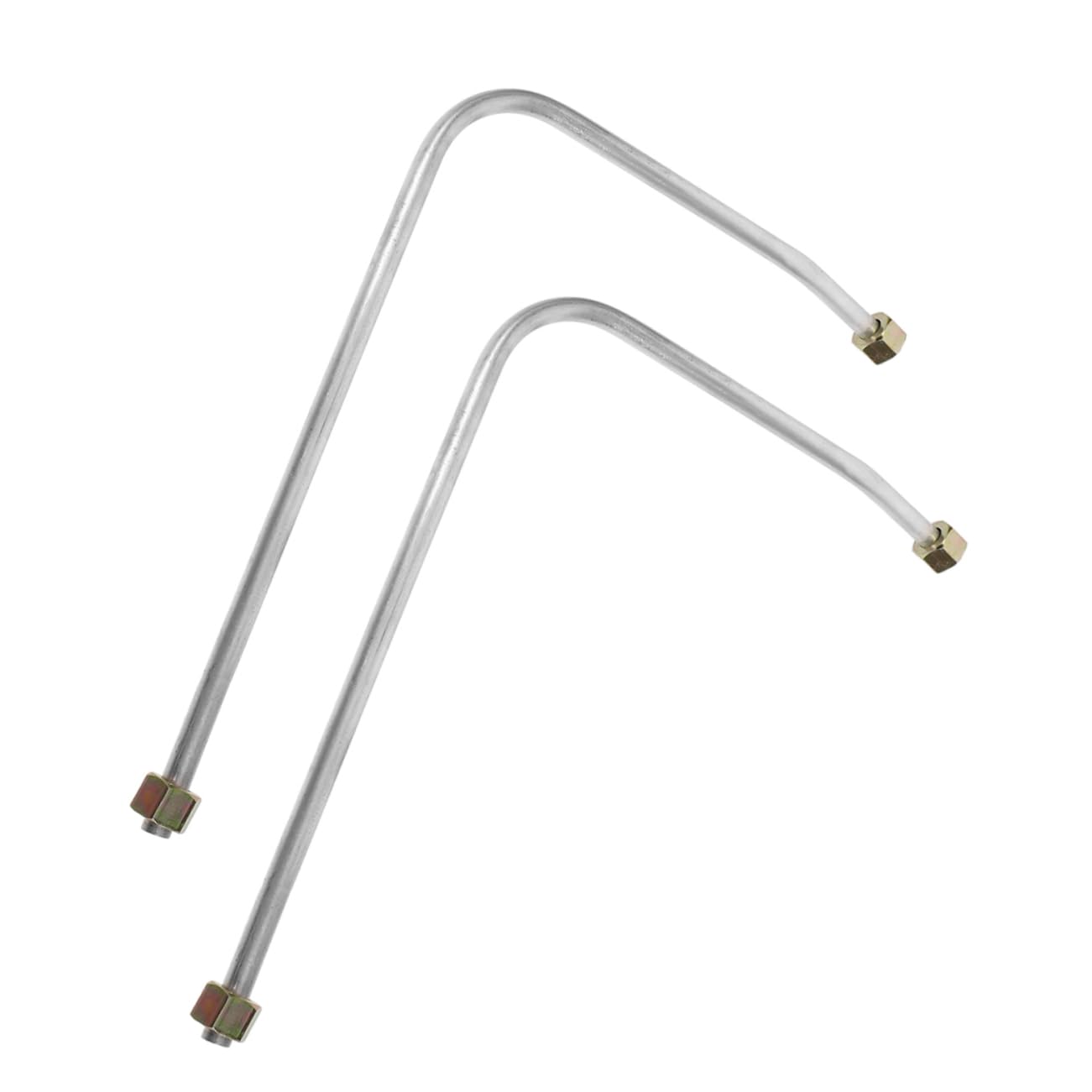Tubos de escape para compresor de aire de aluminio con kit de manguera de 2 piezas