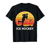Eishockey Spieler Vintage Ice Hockey Retro Hockey T-Shirt