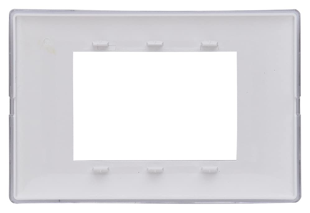 Vimar Plana 3-fach Rahmenplatte – 10 Stück, Weiß, Technopolymer, Für Schalter & Steckdosen, Modular Erweiterbar
