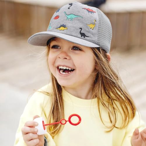 DRESHOW Kleinkind Baseball Mütze Baby Dinosaurier gemusterte Mützen Unisex Baby Trucker Mützen Säugling Kleinkind Kindermützen für Jungen Mädchen