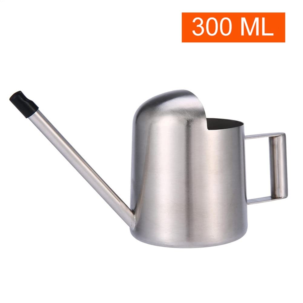 Gießkanne aus Metall, Mini-Gießkanne aus Edelstahl for Zuhause, drinnen und draußen, Büro, Pflanzen, Topfbewässerung, 300 ml/10,1 oz