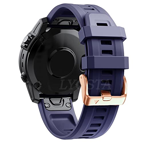 Bracelet Garmin Fenix 7S 5S 6S bicolore pour vos entraînements sportifs et sorties outdoor