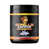 Gorilla Mode Pre Workout - Massive Pumps Laser Focus Energy Power - L-Citrulline, Creatine, L-Tyrosine, Betaine, Hydroprime, Alpha-GPC, 400mg Caffeine, Huperzine A 786g (Cotton Candy Grape)
