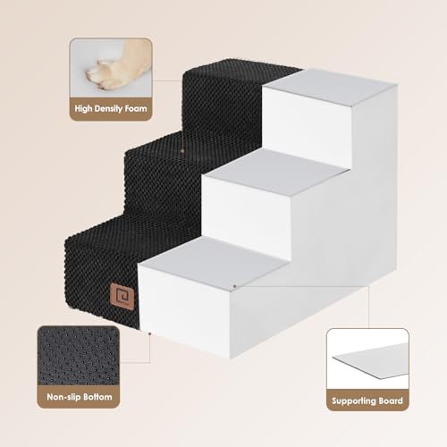 image for EHEYCIGA Dog Stairs for Small Dogs 13.5
