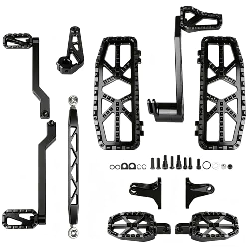 kekykm 2014-2026 Touring Floorboards Foot Boards Kit for Harley Street Glide Road Glide Road King Electra Ultra Limited models Complete Rider & Passenger Footpeg Kit with Brake & Shift Levers kit