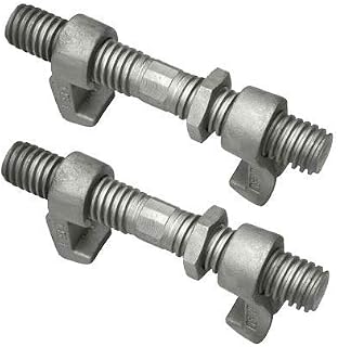 Container Modification World® - Shipping Container Bridge Fitting Clamp (2 Pack) Bolt/Twist/Screw Style for Sea Cans
