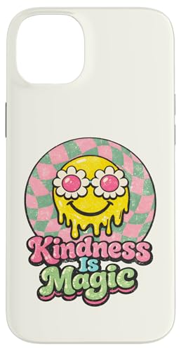 Kindness Is Magic 70�N�ヌ�g�������e�B���O�X�}�C���f�C�W�[�`�F�b�N �X�}�z�P�[�X iPhone 14 Plus �p