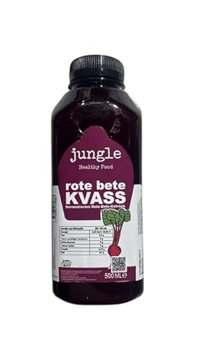 Jungle Rote Bete Saft (100% Direktsaft) Fermentiertes Getränk, 500 ml
