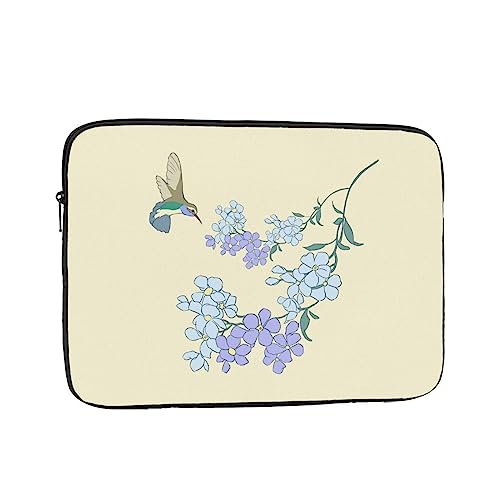 Fresh Orchids Laptop Sleeve Case 15 Inch Suitable For Notebook Computer Tablet Traveling Carrying Simple Case