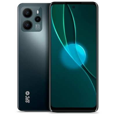 SPC Discovery Pro – Smartphone de 6+128GB Pantalla 6 8” Full HD+ Triple Cámara IA 50MP+5MP+2MP NFC Carga rápida desbloqueo Facial y Huella 4G OctaCore 5000mAh Android 13 – Color Deep Sky