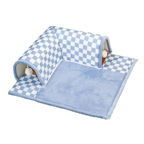 Panier pour chat et tapis de jeu interactif bleu pour rongeurs - 2