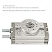 ERYUE Pneumatic Air Cylinder Adjustable High Strength Aluminum Alloy Rotate Cylinder for Automation Equipment in Light Industry (MSQB-20A)