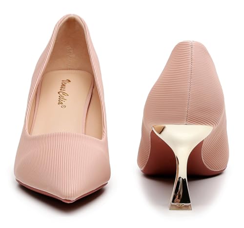 Image of VenusCelia Women's Golden Sun Pump Stiletto Heel Shoe